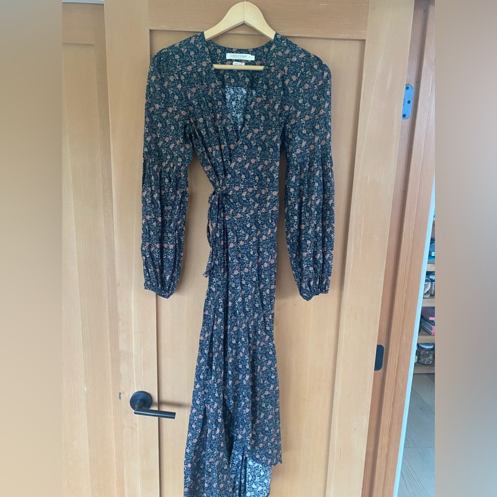 Christy Dawn Small Bergen Dress Black Cosmos Floral